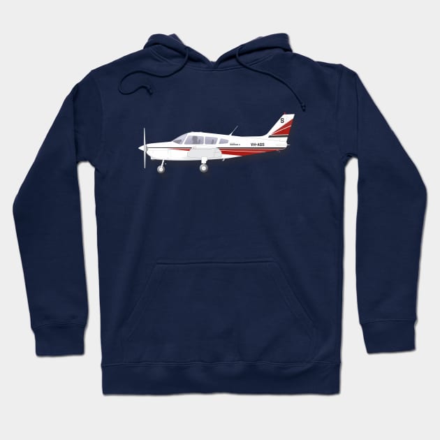 Piper PA28 Cherokee Hoodie by GregThompson